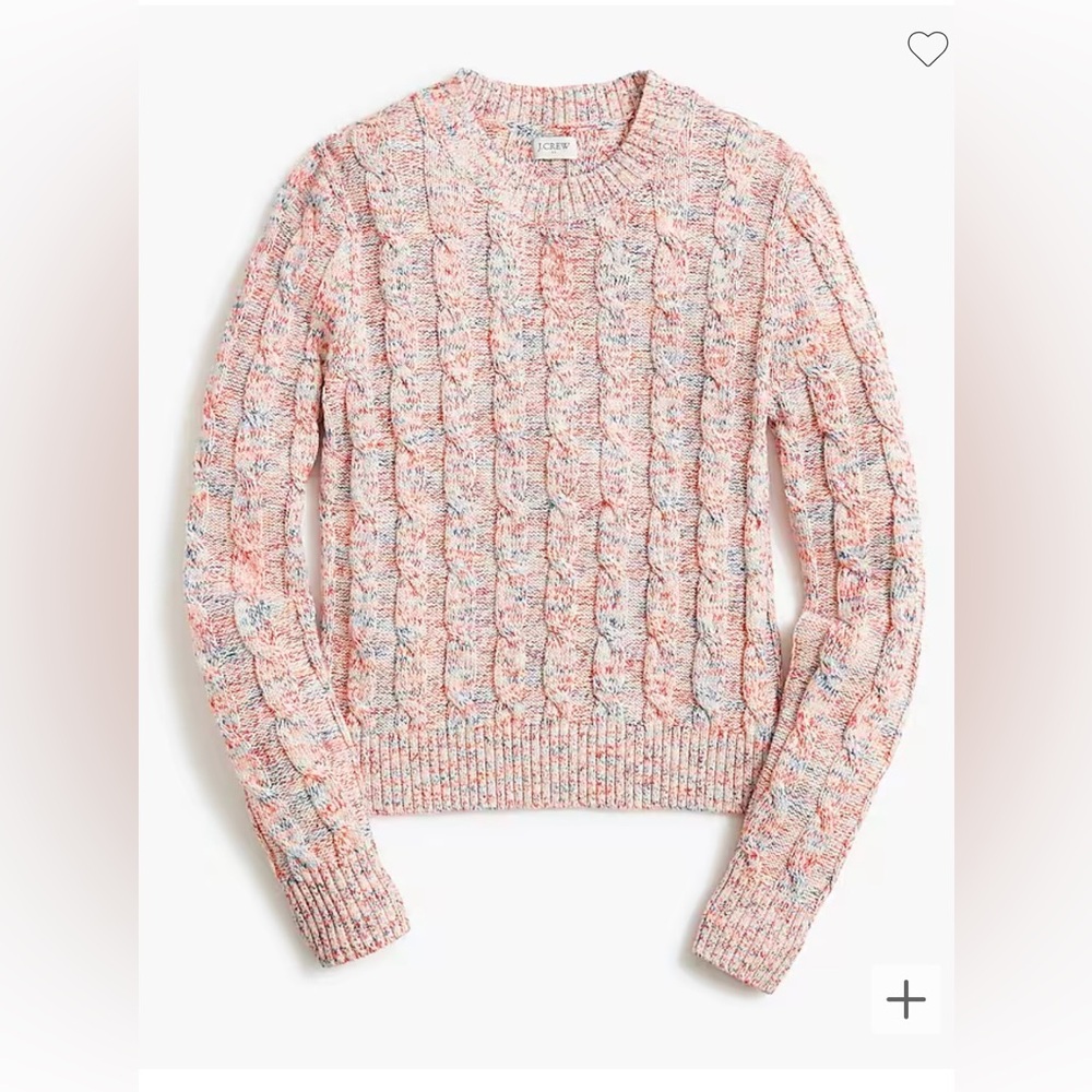 NEW, no tags
Cable pullover sweater
JCrew size Small